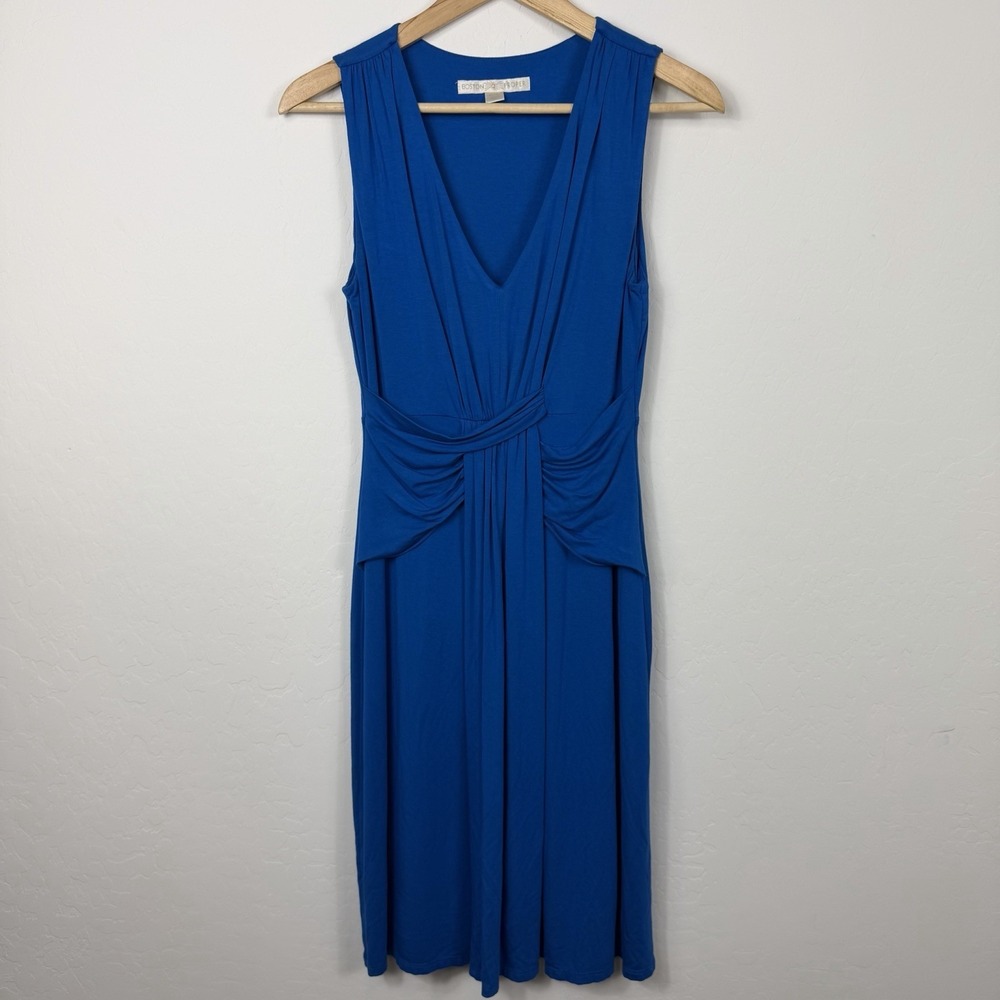 Boston Proper Blue Sleeveless Dress Women's Size XS